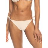 ROXY - Gingham Ts Cheeky Bikinislip - Beige - Materiaal