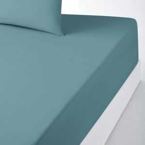 Scenario - Effen Hoeslaken - Blauw Azuur - 50% Katoen, 50% Polyester