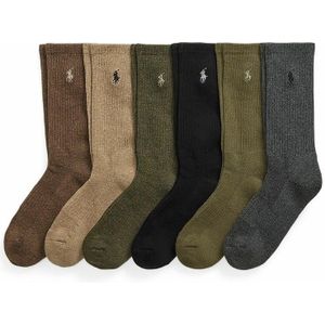 Set van 6 paar katoenen sportsokken POLO RALPH LAUREN. Katoen materiaal. Maten 39/45. Kastanje kleur