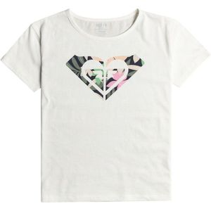 T-shirt met korte mouwen ROXY. Katoen materiaal. Maten 10 jaar - 138 cm. Wit kleur