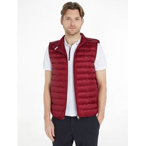 Lichte bodywarmer TOMMY HILFIGER. Polyester materiaal. Maten M. Rood kleur