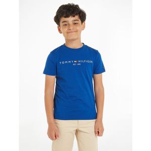 T-shirt met korte mouwen, 10-16 jaar TOMMY HILFIGER. Katoen materiaal. Maten 10 jaar - 138 cm. Blauw kleur