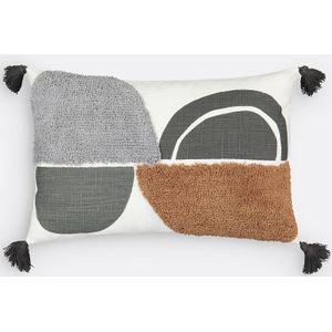 LA REDOUTE INTERIEURS - Kussenhoes - Multicolor - Katoen - Met Ritssluiting