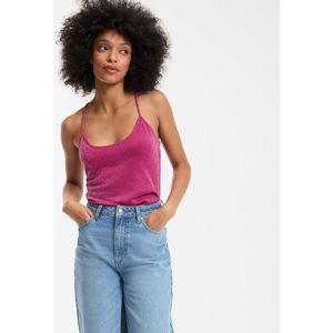 LA REDOUTE COLLECTIONS - Tanktop - Fuchsiaroze - Geïriseerd Tricot