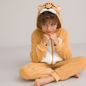 Onesie, tijger LA REDOUTE COLLECTIONS. Katoen materiaal. Maten 6 jaar - 114 cm. Kastanje kleur