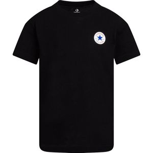 T-shirt met korte mouwen CONVERSE. Katoen materiaal. Maten 12/13 jaar - 150/153 cm. Zwart kleur