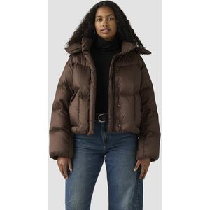 Levi's - WESTERN BUBBLE SHORTIE - Donsjas - Kastanje kleur - Kort