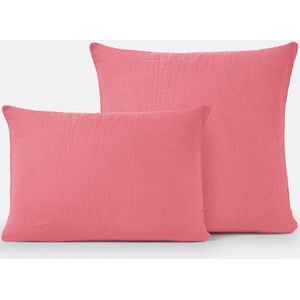 Kumla - Kussensloop - Roze Pioen - 100% Katoen - Tetra