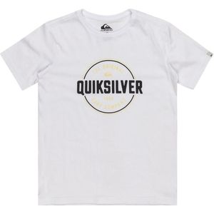 T-shirt met korte mouwen QUIKSILVER. Katoen materiaal. Maten 16 jaar - 174 cm. Wit kleur