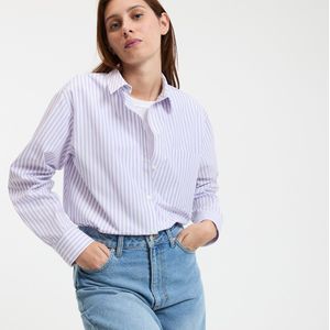 MARLÈNE LA REDOUTE COLLECTIONS - Gestreept Overhemd - Violet - Katoen