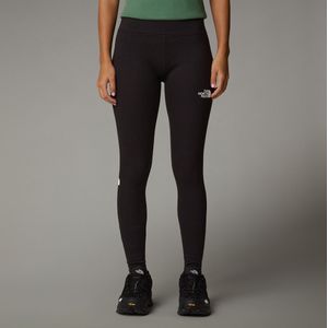 Legging sportswear comfort logo THE NORTH FACE. Katoen materiaal. Maten S. Zwart kleur