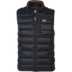 Bodywarmer met opstaande kraag PETROL INDUSTRIES. Polyester materiaal. Maten 10 jaar - 138 cm. Zwart kleur