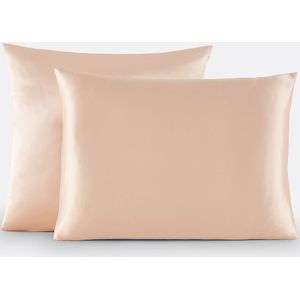 Bijou - Kussensloop - Quartz Roze - 100% Moerbeizijde