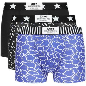 Set van 3 boxershorts Dim Vibes DIM. Polyester materiaal. Maten M. Zwart kleur
