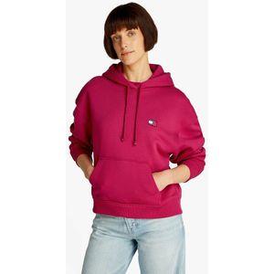TOMMY JEANS - Hoodie - Rood - Katoen