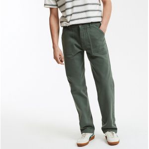LA REDOUTE COLLECTIONS - Rechte Broek - Groen - Katoen