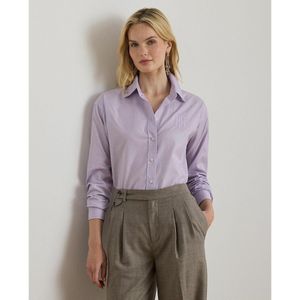 Lauren Ralph Lauren - KOTTA - Shirt met Lange Mouwen - Blauw - Katoen
