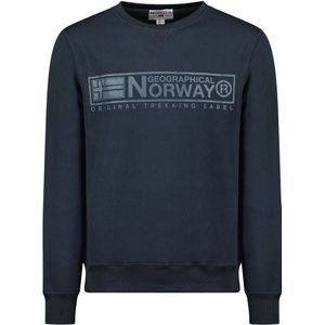 Geographical Norway - Gantoine - Sweater - Marineblauw - Katoen
