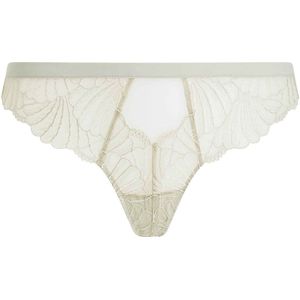 CALVIN KLEIN UNDERWEAR - String Embroidery - Slips - Groen - 100% Polyester