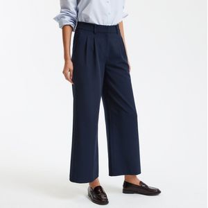 LA REDOUTE COLLECTIONS - Verkorte Wijde Broek - Marineblauw - Polyester