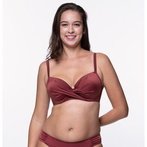 Bikini-BH Azores DORINA.  materiaal. Maten 90D FR - 75D EU. Rood kleur