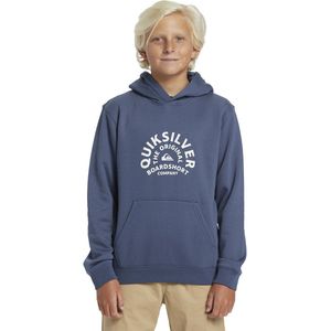 Hoodie in molton QUIKSILVER. Geruwd molton materiaal. Maten 16 jaar - 174 cm. Grijs kleur