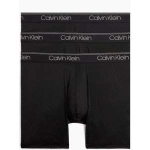 Set van 3 lange boxershorts CALVIN KLEIN UNDERWEAR. Polyester materiaal. Maten M. Zwart kleur