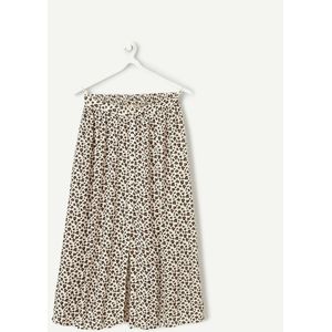 Lange rok BT TAPE A L'OEIL. Viscose materiaal. Maten 10 jaar - 138 cm. Beige kleur