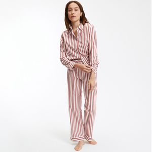 LA REDOUTE COLLECTIONS - Gestreepte Pyjama - Wit/Rood - Katoen
