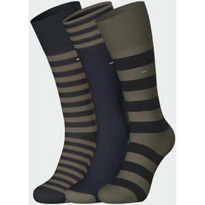 EDEN PARK - Kniekousen - Groen - Set van 3 Paar - Katoen