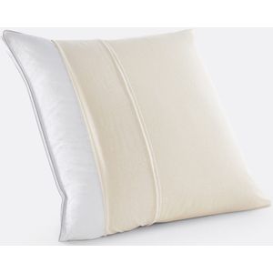 La Redoute Intérieurs - Kussensloop - Ecru - 100% Biologisch Katoenjersey - Waterdicht