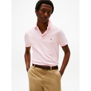 TOMMY HILFIGER - Slim Stretch Polo - Roze - Katoen