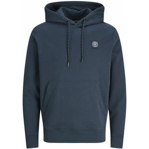 Hoodie JACK & JONES. Katoen materiaal. Maten S. Blauw kleur