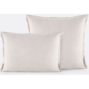 LA REDOUTE INTERIEURS - Kussensloop - Gewassen Linnen - Naturel