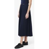 LACOSTE - Lange Plissérok - Marineblauw - Polyester