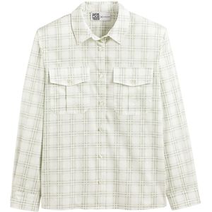 Geruit hemd met lange mouwen ROSEANNA x LA REDOUTE. Katoen materiaal. Maten 40 FR - 38 EU. Groen kleur