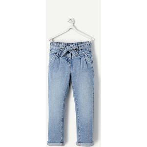Mom jeans TAPE A L'OEIL. Katoen materiaal. Maten 5 jaar - 108 cm. Blauw kleur