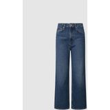 LEXA rechte jeans met hoge taille PEPE JEANS. Denim materiaal. Maten Maat 25 (US) - Lengte 32. Blauw kleur