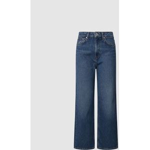 LEXA rechte jeans met hoge taille PEPE JEANS. Denim materiaal. Maten Maat 25 (US) - Lengte 32. Blauw kleur