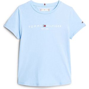 T-shirt met korte mouwen TOMMY HILFIGER. Katoen materiaal. Maten 12 jaar - 150 cm. Blauw kleur