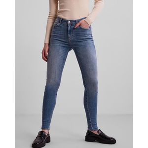Skinny jeans, standaard taille PIECES. Denim materiaal. Maten S / L30. Blauw kleur