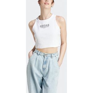 ADIDAS - Brand Love - Tanktop - Wit - Katoen