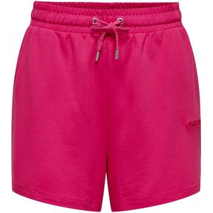 Short Frei Logo, hoge taille ONLY PLAY. Polyester materiaal. Maten XS. Roze kleur