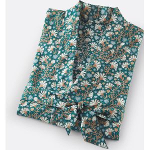 LA REDOUTE INTERIEURS - Kalyan - Kimono Badjas - Groen - 100% Katoen