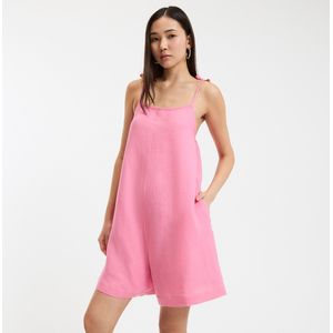 LA REDOUTE COLLECTIONS - Combishort - Roze - Linnen