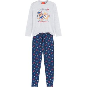 Pyjama Paw Patrol PAW PATROL. Katoen materiaal. Maten 6 jaar - 114 cm. Grijs kleur