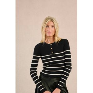MOLLY BRACKEN - Zeemanstrui - Zwart - Viscose Materiaal - Getailleerd