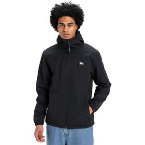 Warme windjacket QUIKSILVER. Katoen materiaal. Maten S. Zwart kleur