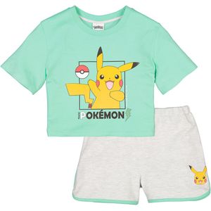 Pyjashort Pikachu POKEMON. Katoen materiaal. Maten S. Groen kleur