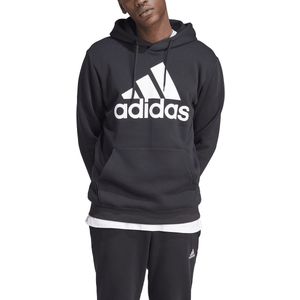 Hoodie met logo, in molton Essentials ADIDAS SPORTSWEAR. Katoen materiaal. Maten M. Zwart kleur